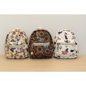 Mini Backpack Keychain With Miniture Office School Supplies